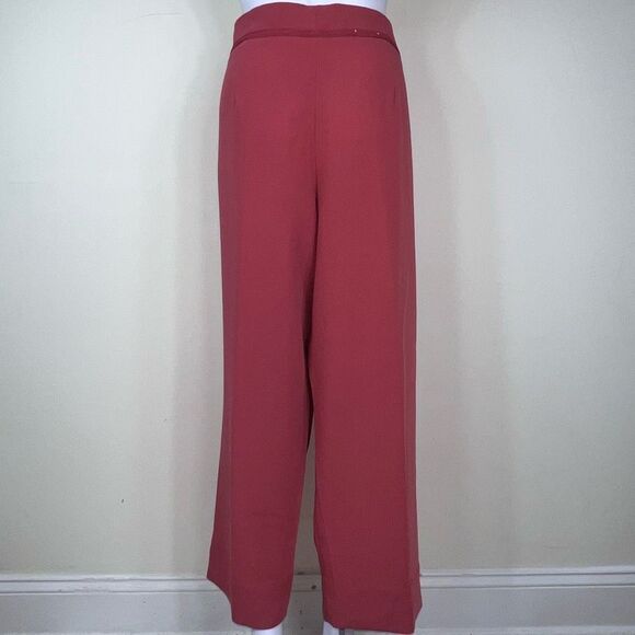 Marc New York Andrew Marc Pleated Drawstring Pants in Deep Salmon - Picture 5 of 14